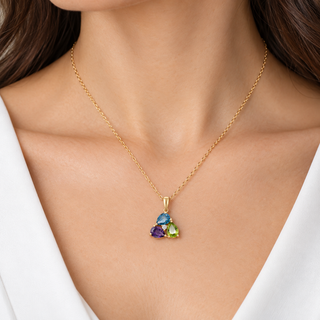 Valerie 14K Yellow Gold Pear-Cut Swiss Blue Topaz Pendant
