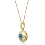 Emerson 14K Yellow Gold Oval-Cut Emerald Pendant