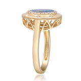 Rosa 14K Yellow Gold Oval-Cut Opal Ring