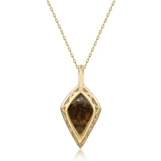 Valerie 10K Yellow Gold Pear-Cut Citrine Pendant