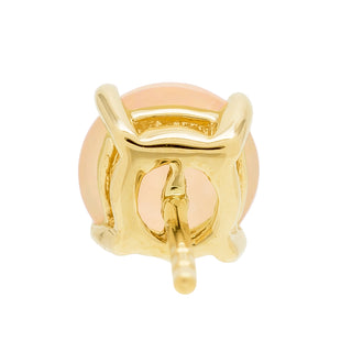 Mya 14K Yellow Gold Round-Cut Opal Earring