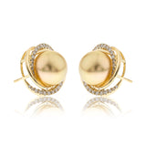 Gorgia 14K Yellow Gold Natural South Sea Pearl Earrings
