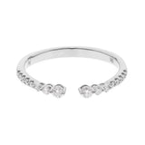 Nolan 14K White Gold Round-Cut White Diamond Ring