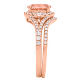 Journey 14K Rose Gold Oval-Cut Madagascar Morganite Ring