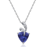 Madelyn 14K White Gold Trillion-Cut Tanzanite Pendant