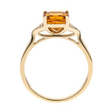 Juliette 10K Yellow Gold Cushion-Cut Brazilian Citrine Ring