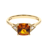 Juliette 10K Yellow Gold Cushion-Cut Brazilian Citrine Ring