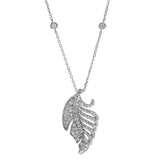 Juniper 14K White Gold Round-Cut White Diamond Pendant