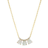 Ella 10K Yellow Gold Pear-Cut Opal Necklace