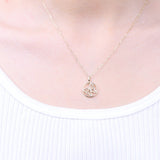 Gin and Grace in collaboration with Smithsonian Museum Collection presents a happy butterfly Pendant in 14K Yellow gold and Diamond for exclusive everyday look