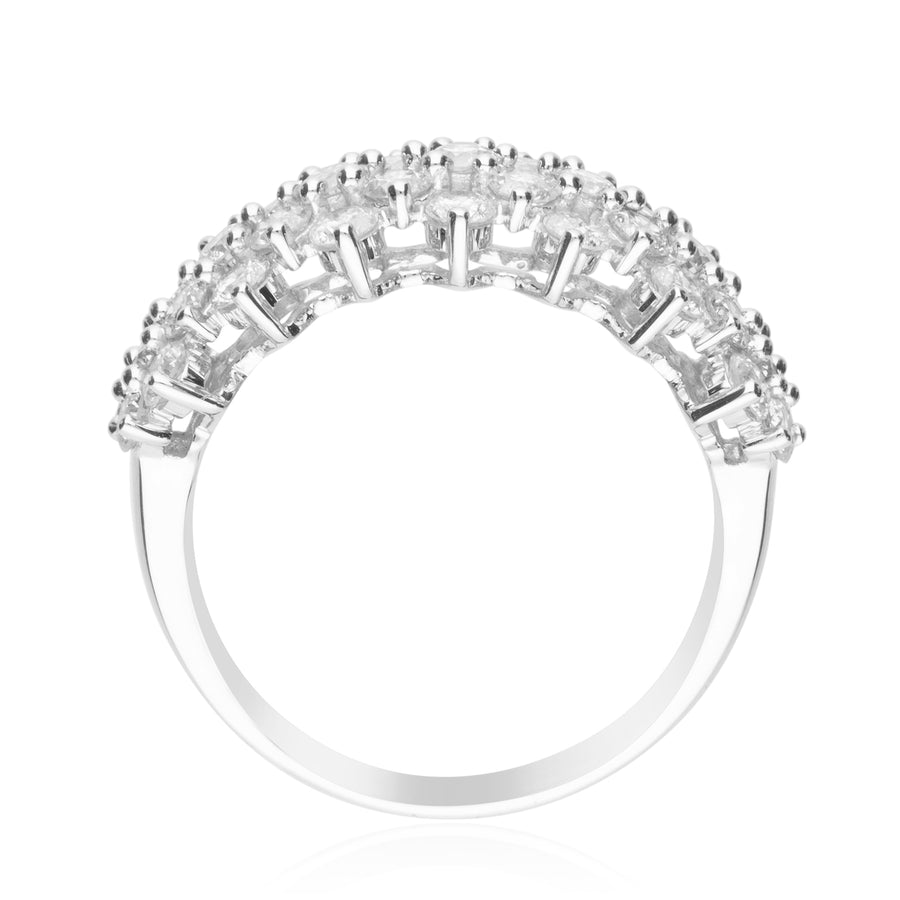 Hattie 14K White Gold Round-Cut White Diamond Ring