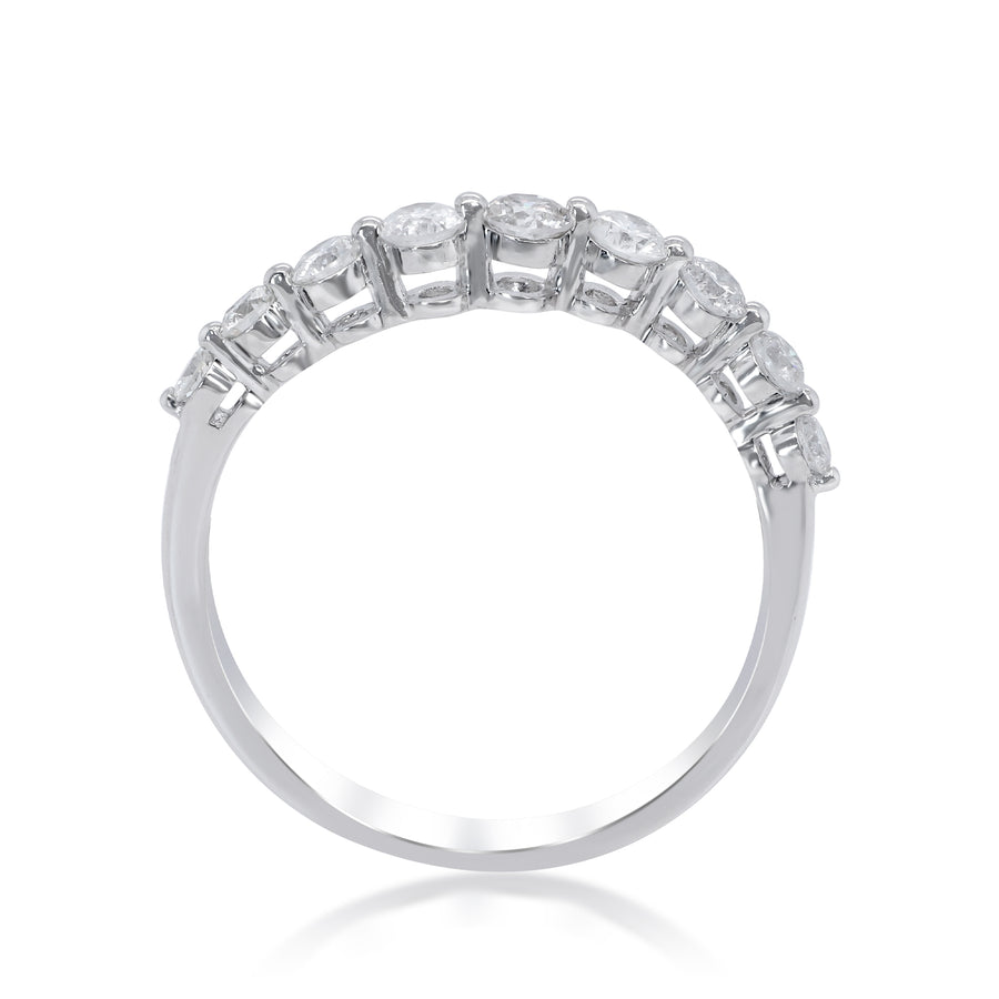 Magnolia 14K White Gold Round-Cut White Diamond Ring