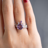 Dixie 14K White Gold Round-Cut Pink Brazilian Amethyst Ring