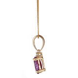 Layla 10K Yellow Gold Oval-Cut Mozambique Ruby Pendant