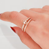 Ensley 14K Rose Gold Marquise-Cut Madagascar Morganite Ring