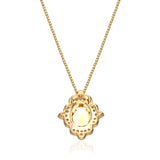Kadence 10K Yellow Gold Oval-Cut Opal Pendant