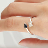 Hadleigh 14K White Gold Pear-Cut Ceylon Blue Sapphire Ring