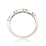 Sofia 14K White Gold Baguette-cut Ceylon Blue Sapphire Ring