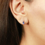 Anika 14K Yellow Gold Pear-Cut Tanzanian Tanzanite Earring