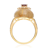 Autumn 14K Yellow Gold Oval-Cut Mozambique Ruby Ring