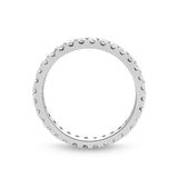 Pearl 14K White Gold Round-Cut White Diamond Ring