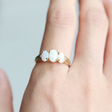 Alani 10K Yellow Gold Oval-Cut Natural African Opal Ring