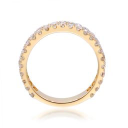 Nora 14K Yellow Gold Round-Cut White Diamond Ring