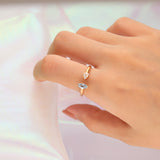 Alina 18K Rose Gold Marquise-Cut Brazilian Aquamarine Ring