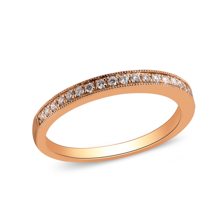 Helena 14K Yellow Gold Round-Cut White Diamond Ring