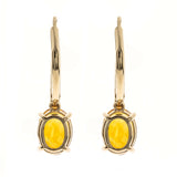 Haisley 14K Yellow Gold Oval-Cut Brazilian Citrine Earring