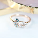 Kiana 10K Rose Gold Oval-Cut Madagascar Morganite Ring