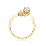 Zhuri 10K Yellow Gold Oval-Cut African Opal Ring