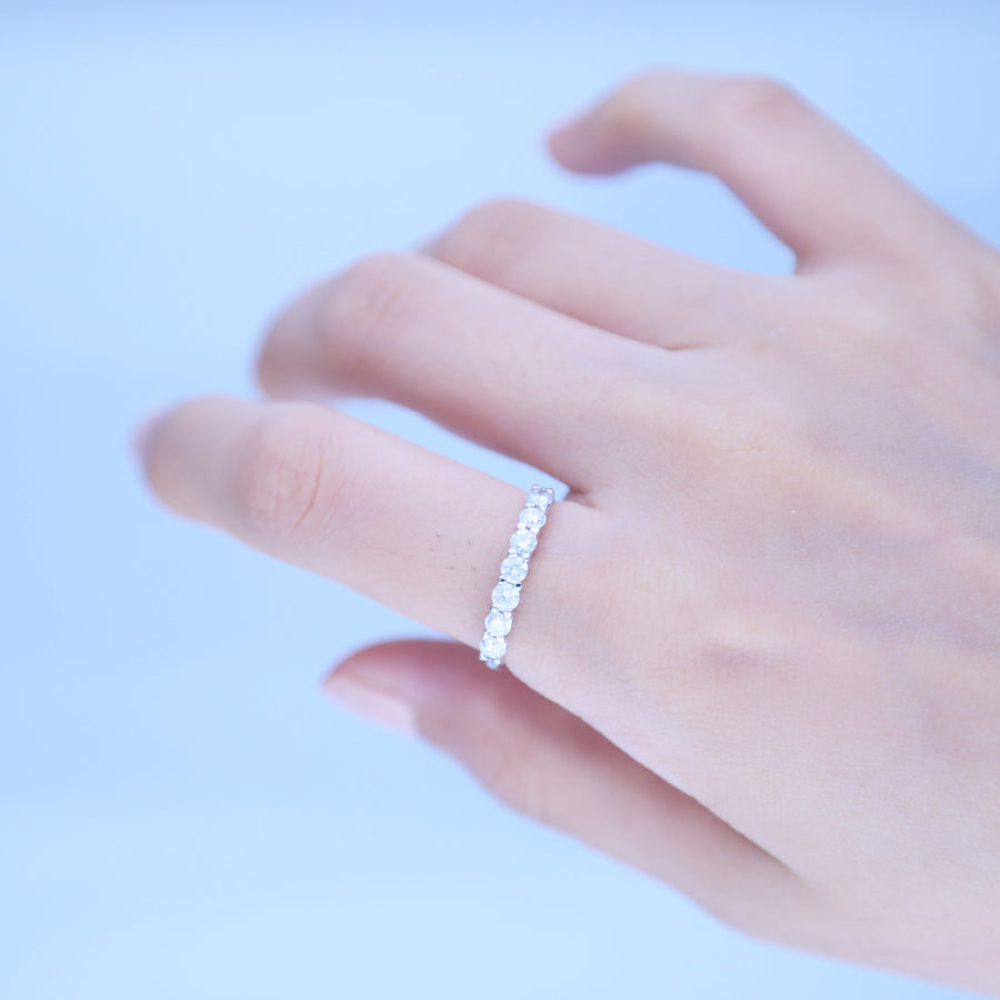 Oakleigh 14K White Gold Round-Cut White Diamond Ring