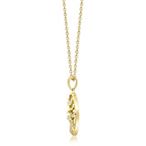 Gin and Grace in collaboration with Smithsonian Museum Collection presents a serene underwater Pendant in 14K Yellow gold and Diamond for exclusive everyday look