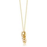 Gin and Grace in collaboration with Smithsonian Museum Collection presents a serene seashell pendant in 14K Yellow gold and Diamond for exclusive everyday look