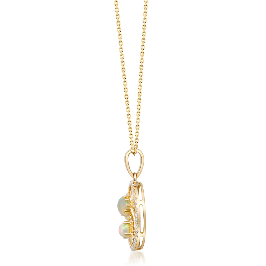 Gin and Grace in collaboration with Smithsonian Museum Collection presents celestial motifs Pendant in 14K Yellow gold and Diamond for exclusive everyday look